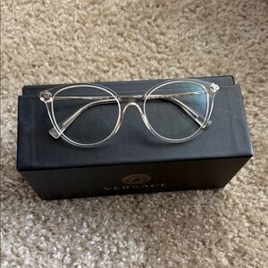 Versace blue lights clear  Women's Glasses
